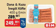 EMİN DANA & KUZU İNEGÖL KÖFTE 400 G fiyat ve kampanya bilgisi
